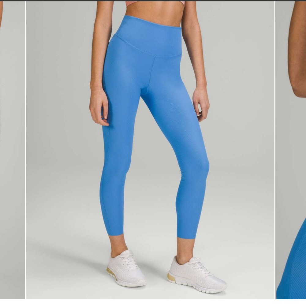 Lululemon Base Pace High-Rise Ribbed Tight 25" Blue Nile